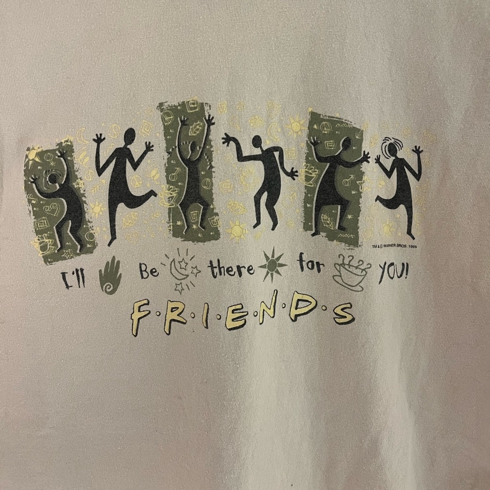 Vintage 1995 Friends TV Promo T-Shirt Single Stitch - Picture 5 of 6